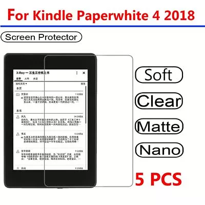 Clear Matte Screen Protector Guard Protective Film For Kindle Paperwhite 4 2018 • $20.61