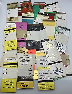 Vintage 1960’s Advertising Matchbook Covers Lot Of 112 • $29.99