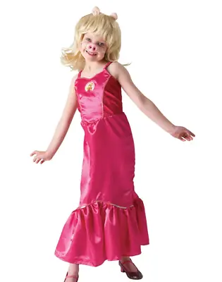 Miss Piggy Children’s Fancy Dress Costume 80s 90s 7-8 Years Disney The Muppets • £13.49