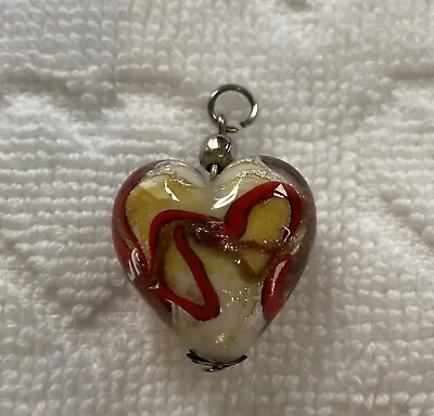 Murano Glass Heart Pendant • £5