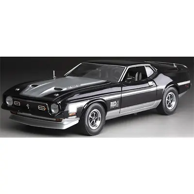 Sunstar 1971 Mustang Mach 1 Raven Black Scale 1.18 • £110