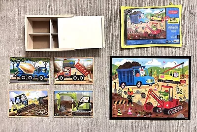 Lot Of 5 - 12 Piece Kids Toddler 2+ Jigsaw Puzzles - Melissa & Doug Mudpuppy • $11.97