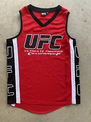 Vintage UFC Jersey - Red - Ultimate Fighting Championship- M Mens • $120
