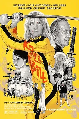 Kill Bill By Joshua Budich Art Print Quentin Tarantino Spoke Art Not Mondo • $180