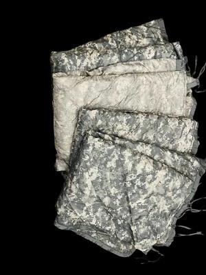 $17.99 • Buy US Military Army ACU Digital Wet Weather PONCHO LINER Woobie Blanket 