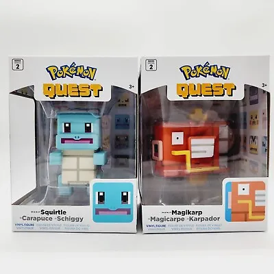 $29.99 • Buy Lot Of 2 Pokemon Quest Magikarp & Squirtle Vinyl Figures
