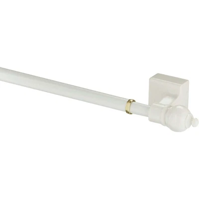 $54.45 • Buy Kenney 16 In. To 28 In. 7/16 In. Petite Magnetic Cafe Rod, White KN40344V1 Pack