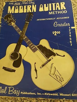 The New 1972 Mel Bay Modern Guitar Method Grade 1 Beginners Mel Bay Publications • $6