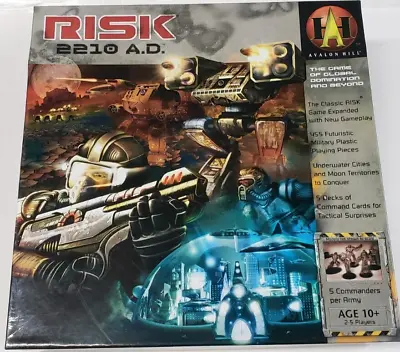 RISK 2210 A.D. Board Game By Avalon Hill 2007 Edition Global • $49.99