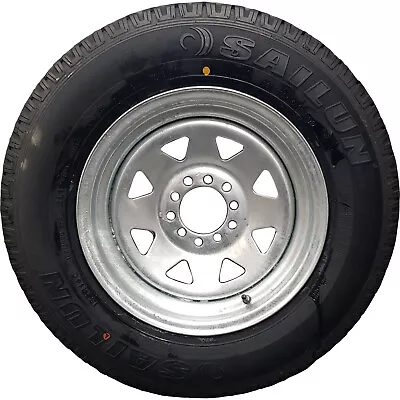 14x6  For Ford / Holden HT 0P Wheel Rim & 185R14c LT Tyre GALV Trailer Crvn Boat • $172.96