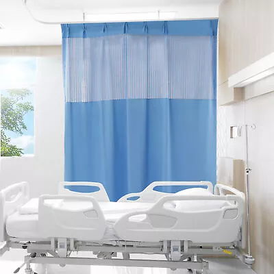 Hospital Cubicle Curtain Large Area With Strong Flat Hooks For Medical Clinic • $46