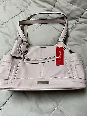 Rosetti Double Handle Handbag Multi Compartment Beige Has Pinkish Tin • $30