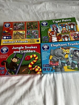 £8.50 • Buy Orchard Toys 3  Games And 1 Puzzle Bundle.