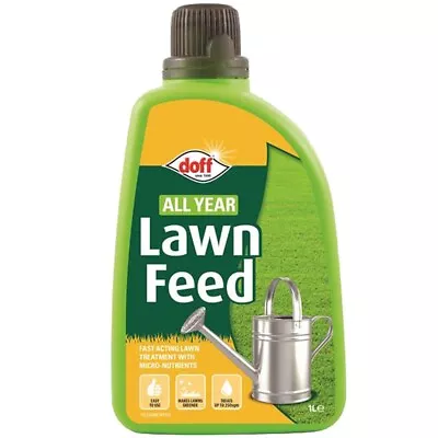 Doff All Year Lawn Feed Concentrate Food Plant Lawn Food Healthy Lawn Feed 1 L • £6.99