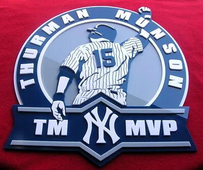 YANKEES 3D Thurman Munson Sign Art Jersey New York Baseball Stadium NY Jeter 12 • $95
