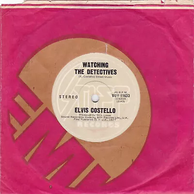 Elvis Costello - Watching The Detectives - 7  Single • $5.99