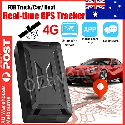 30000mAH 4G GPS Tracker: Live Vehicle Tracking With Magnetic Mount In AU • $82.89