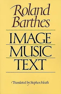 $35.49 • Buy Image-Music-Text By Barthes, Roland -Paperback