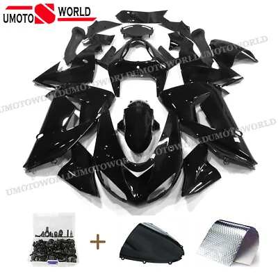 Fairing Kit For Kawasaki Ninja ZX10R 2006 2007 06 ABS Injection Bodywork Black • $359.01