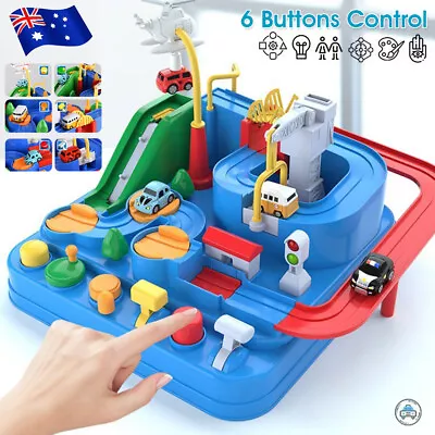 $24.79 • Buy Car Adventure Toys For 3 4 5 6 7 8 Year Old Boys Girls Race Tracks Toy Gift