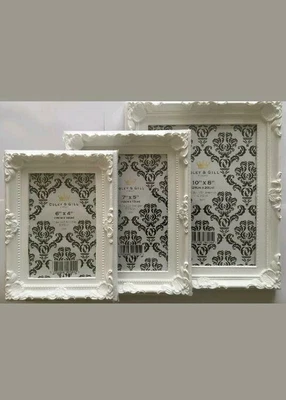 £2.99 • Buy Baroque Rococo Retro Ornate Antique Style Shabby Chic Photo Frame Vintage Weddng