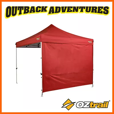 2 X OZTRAIL HEAVY DUTY 3M DELUXE GAZEBO SOLID SIDE WALL RED - NEW MODEL  • $109.98