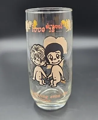 Vintage 1970  Love Is..  Drinking Glass By Kim Casali Faded Condition  • £9.17