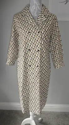 Ladies Vintage Horrockses Collared Shirt Dress Size 16/vintage 16 Paisley Print • £30