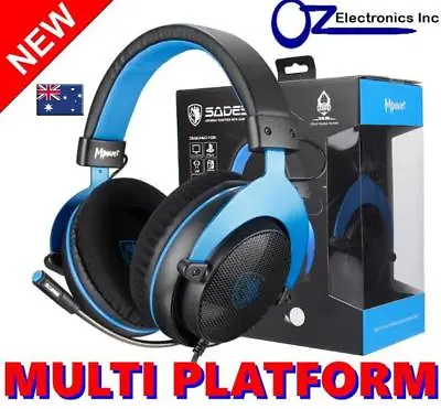 $37 • Buy SADES MPOWER PS4 Xbox One Nintendo SWITCH Gaming Headset Mic Chat Genuine NEW GD