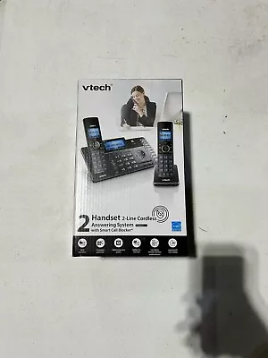 Vtech 2-Handset 2-Line Cordless Answering System DS6251-2 Black BRAND NEW • $62.88