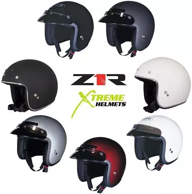 Z1R Jimmy Helmet 3/4 Open Face Speaker Pockets DOT Approved 2XS-3XL • $69.95