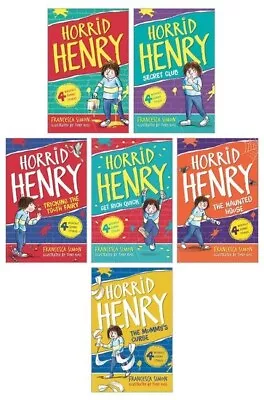 Horrid Henry 7 Book Collection Set By Francesca Simon NEW (RRP: £40.93) • £17.99