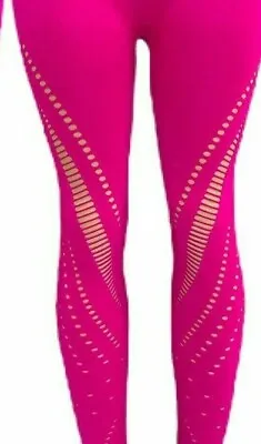 Victoria Secret Sport Seamless 7/8 Tight Pant Leggings Yoga Pink Women's XL NEW • $23.99