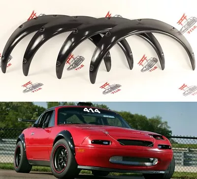 $311.93 • Buy Mazda MX5 MK1/2 Fender Flares JDM Miata Wheel Arches Extensions Wide Body 4PCS