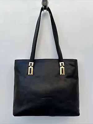 Lancel Handbag Large Black Shoulder Bag Leather Good Condition  • £39.99