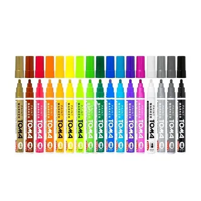 Permanent Universal Oil Paint Marker Pen For Rubber Glass Metal Tyres Wood • £3.49