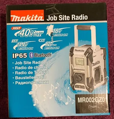 Makita Jobsite Radio MR002GZ01 Bluetooth - LI-ion - Bare Unit . BRAND NEW  • £109.99