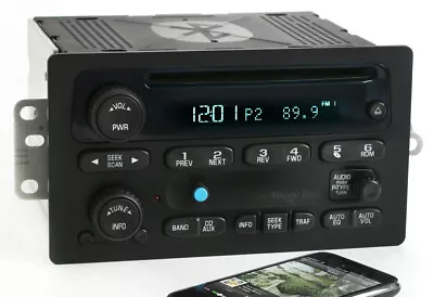 UNLOCKED Chevy GMC 03-05 Truck Radio AM FM CD Player W Bluetooth Music 15138488 • $325