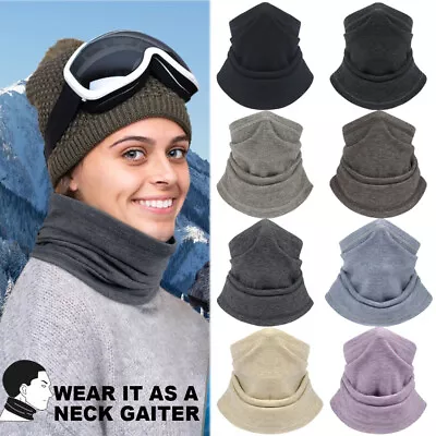 Winter Fleece Neck Warmer Gaiter Windproof Ski Face Mask Scarf For Cold Weather • $4.99