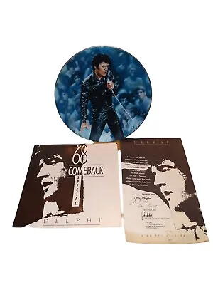 Elvis Presley 68 Comeback Special Delphi Collector Plate I'm All Shook Up W/Box • $17.93