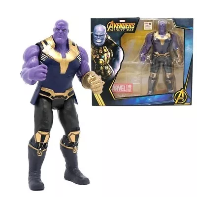 ZD Marvel Avengers Villain Thanos Titan Toy 7  Action Figure Display Model Doll • £21.99