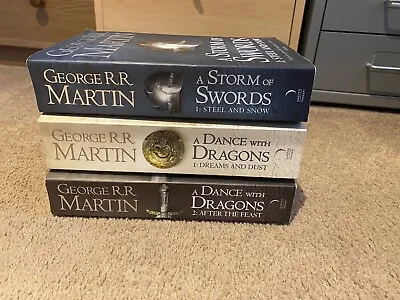 Game Of Thrones Books X3 • £10