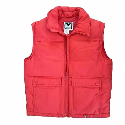 Men’s Vtg Obermeyer Red Down Ski Vest Full Zip  Size M • $29.99