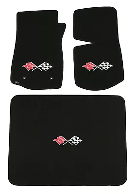 LLOYD Classic Loop 3PC FLOOR MATS C2 C3 Flag 1968 To 1982 Chevrolet Corvette • $233.80