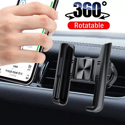 Gravity Car Cell Phone Holder 360° Air Vent Clip Mount Stand For Phone Universal • $9.79