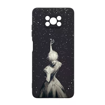 Pattern Black Silicone Back Case Phone Case Cover For Xiaomi Poco X3 Note10 Lite • $9.56