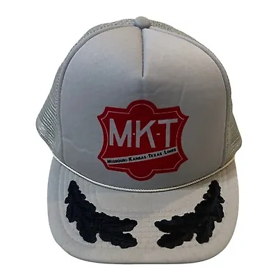 MKT Railroad Vintage Snapback Hat Missouri Kansas Texas Trucker 1980’s • $18
