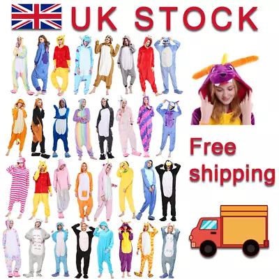 £19.68 • Buy New Unisex Adult Animal Onesie55 Anime Cosplay Pyjamas Kigurumi Fancy Dress YD