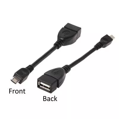 Micro USB Cable Male Host To USB Female OTG Adapter H9G1 Tablet PC Android O3Z0 • £1.19