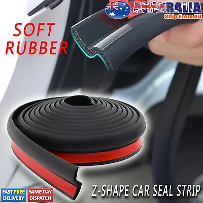 Car Door Rubber Seal Strip Edge Moulding Weatherstrip Hood Trunk Trim 4M Z Shape • $13.99